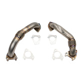Wehrli Custom Fab 2001-2004 LB7 Duramax 2" Stainless Steel Up Pipe Kit for Single Turbos w/ Gaskets
